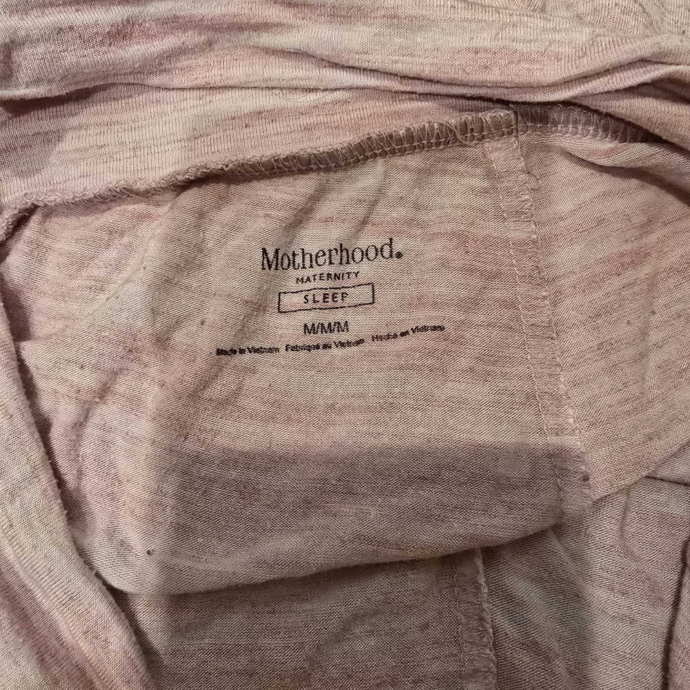Motherhood Maternity Medium Pink Maternity Sleepwear Shorts - Picture 3 of 3